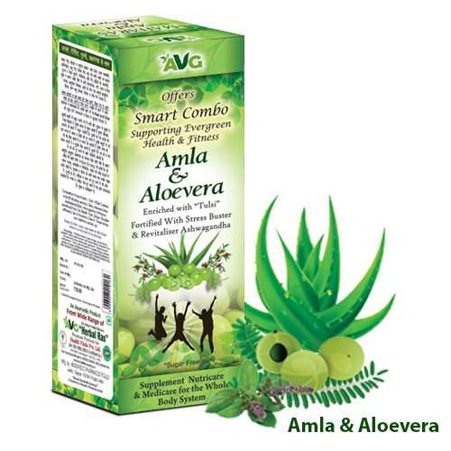 Amla and Aloevera Mix Juice-Herbal Nectar (AVG)