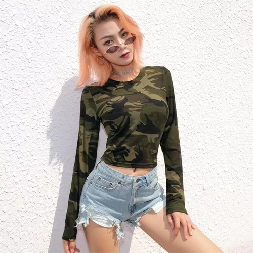 Organic Green Western Full Sleeve Top