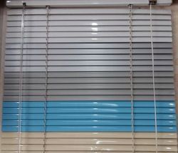 Metal Horizontal Polished Aluminium Blinds