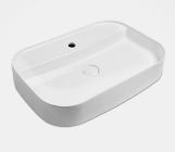 Rectangle Over Counter White Basin (Edge 65 R)