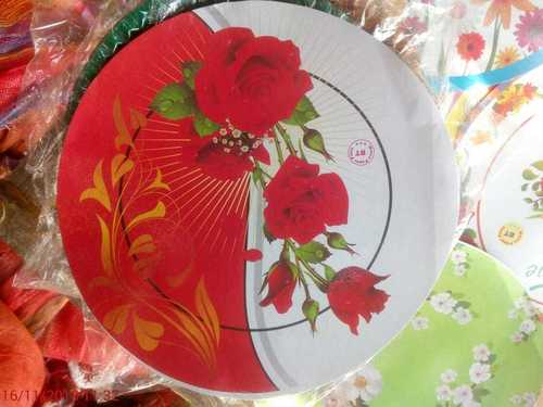 Fancy Printed Paper Plate 