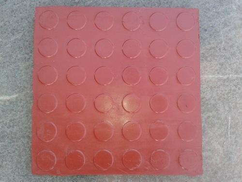 Round Circle Checkered Tiles Mould