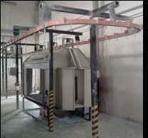 Conveyorised Powder Coating Booth Machine