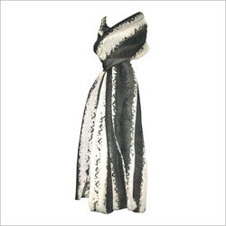 Silk Wool Printed (scarves) Ladies Scarves