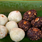 Kaju Vada and Kopra Petis - Cashew and Coconut Sweets, Off-White Color, 15-25g Each | Delicious Snack and Festive Treat