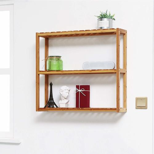 Adjustable Shelf Rack Multifunctional Wooden Rack 3-Tier Carpenter Assembly