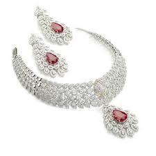 Designer Diamond Necklace Set