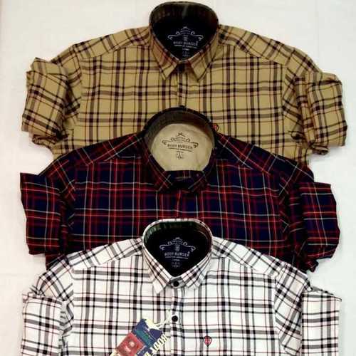 Mens Checks Casual Shirts