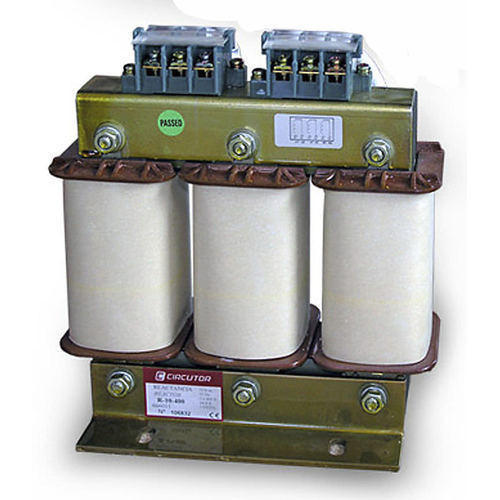 Three Phase Series Reactor - H Class Insulation, 50-60Hz Frequency, 220-240V Rated Voltage, 2.5-100 kVar Capacitor Capacity, 50°C Ambient Temperature