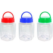 Transparent Plastic Jar Bottle