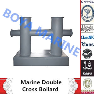 Marine Double Cross Bollard Application: Construction