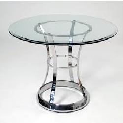 Stainless Steel Round Dining Table