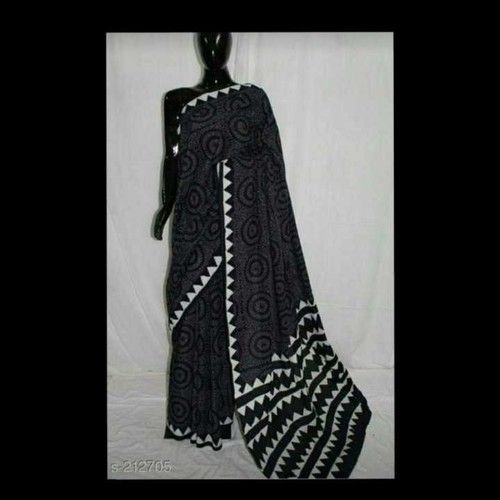 Ladies Mulmul Cotton Saree