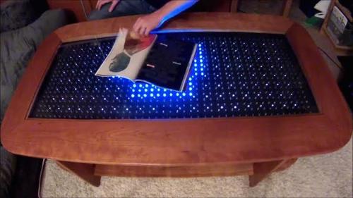 Coffee Table With Led Light