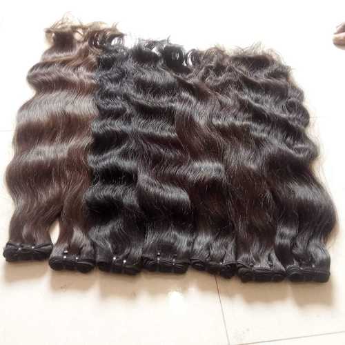 Indian Wavy Hair - Premium Quality Remy Human Hair , Available in 500 Cartoon Minimum Order and Sample Reimbursement