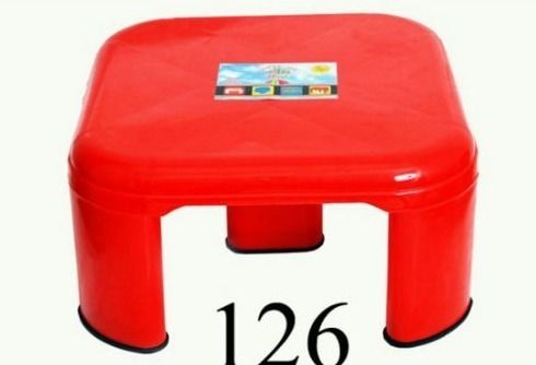 Bathroom Square Plastic Stool