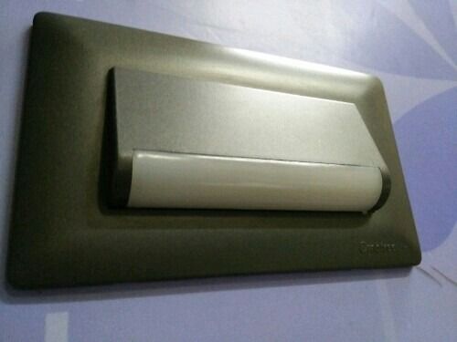 White And Grey Durable Wall Light Switch