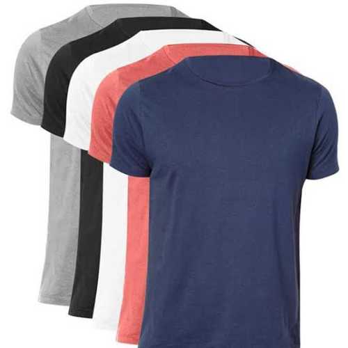 Various Half Sleeves Blank T-Shirt