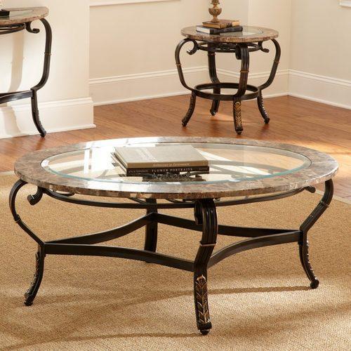 Round Coffee Iron Table