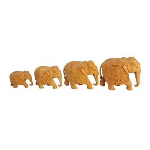 Wooden Elephant Set