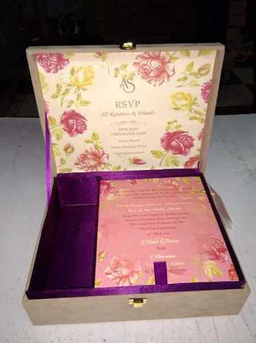 Exclusive Customized Wedding Card Boxes