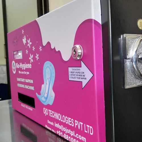 Black & Grey Manual Sanitary Napkin Vending Machines