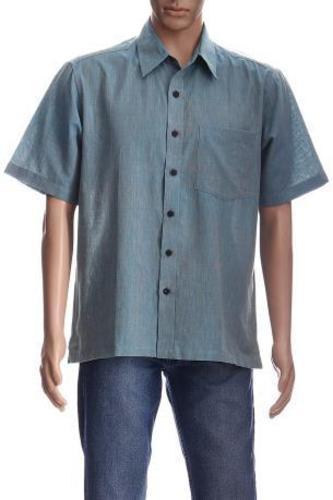 Mens Dual Tone Grey Bush Shirts