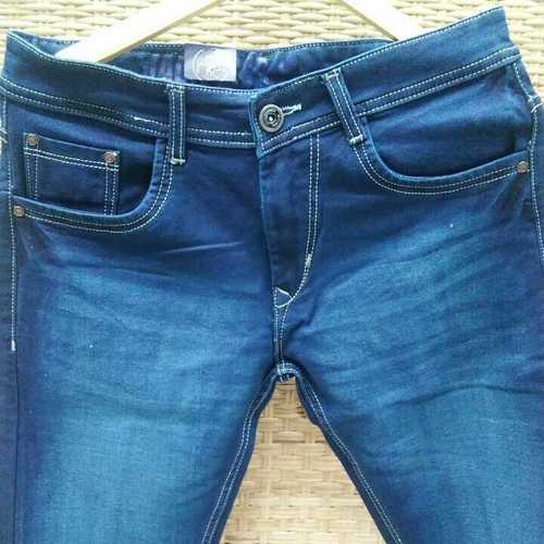 Blue Washable Casual Wear Slim Fit Plain Dyed Denim Jeans For Mens at Best  Price in Ulhasnagar