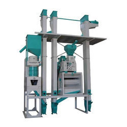 Semi Automatic and Rust Resistant Mini Rice Mill Plant