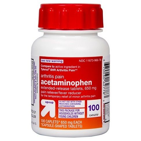 Acetaminophen Arthritis Pain 650Mg General Medicines