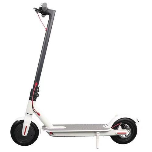 Black and White Electric Scooter