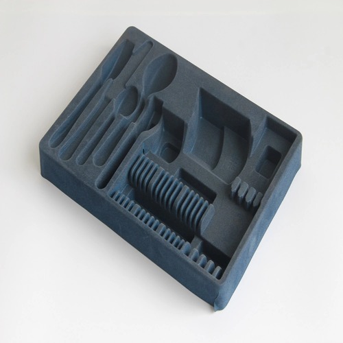 Disposable Plastic PVC Tableware Black Blister Tray