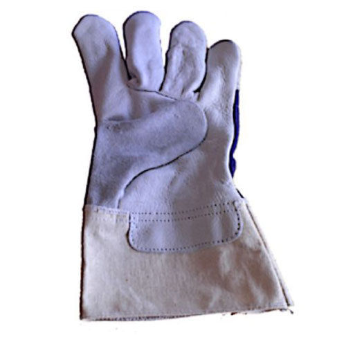 Full Finger Canvas Leather Gloves