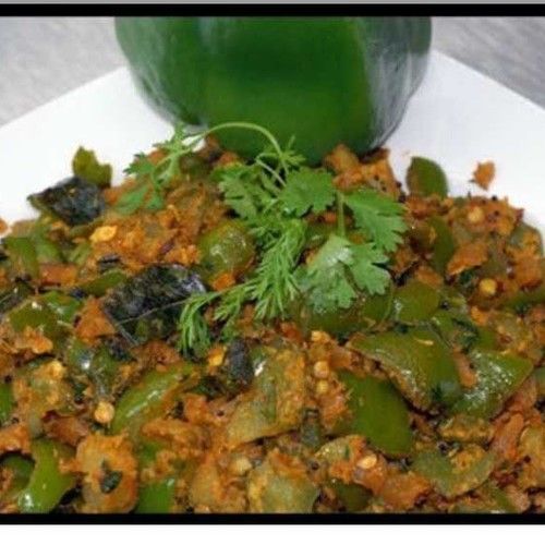 Green Capsicum Masala