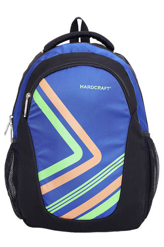 Hard Craft Unisex's 15 Inch Laptop Backpack Lightweight (D-Blue-Black)