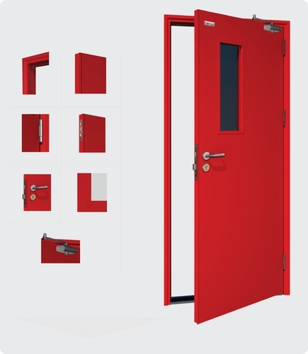 Lecmax Fireproof Steel Doors 60 Min Length: 2200 Millimeter (Mm)