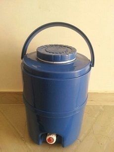 Blue Color Insulated Plastic Water Jugs