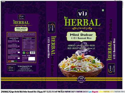 White Herbal Supreme 1121 Basmati Rice