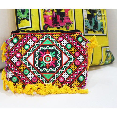 Poonam Arts Cotton Gujarati Traditional Design Handwork Shoulder Handbag :  Amazon.in: Fashion