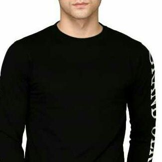 Men Round Neck Full Sleeves T Shirt