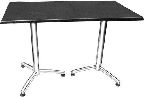 Stainless Steel Rectangular Shape Cafe Tables