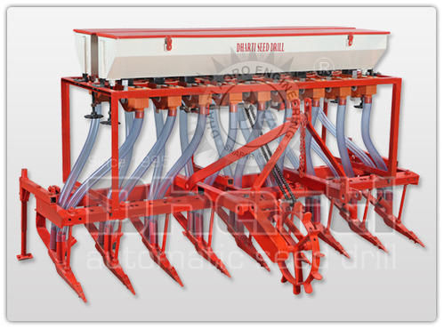 Tractor Operated Automatic Seed Cum Fertilizer Drill 9 Teeth