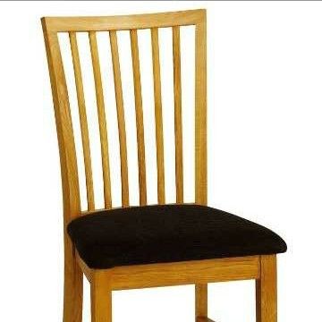 Armless Designer Wooden Polished Chair With Comfortable Backrest