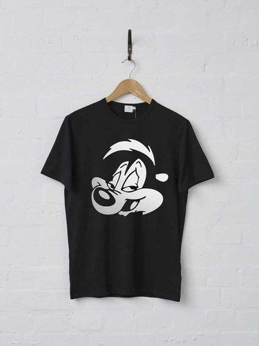 Bunny Printed Black T Shirts