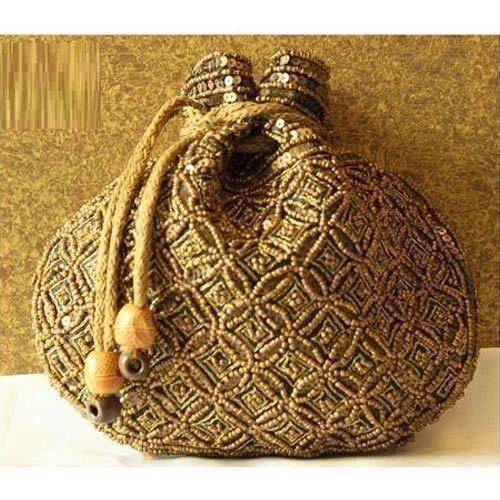 Attractive Zari Potli Bag