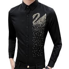 Mens Designer Black Shirts