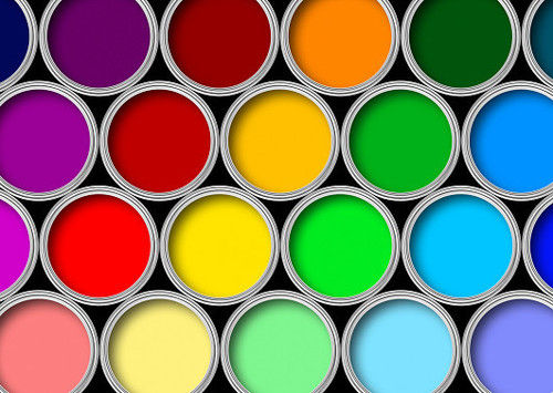 Multi Color Industrial Paints - Liquid Formulation | High-Quality, Durable Finish, Versatile Application