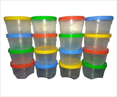 Plastic Houseware Container Circular Shape