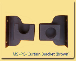 Grey Fine Quality Curtain Bracket