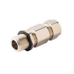 Off White Flameproof Double Compression Cable Gland